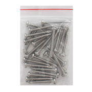 Винт за метал Inox Mare с полуобла глава самопробивен неръждаем  4.8x38 мм, PH 2, A2, 25 бр./опак., DIN 7504N - product - 014 TGK 113 25