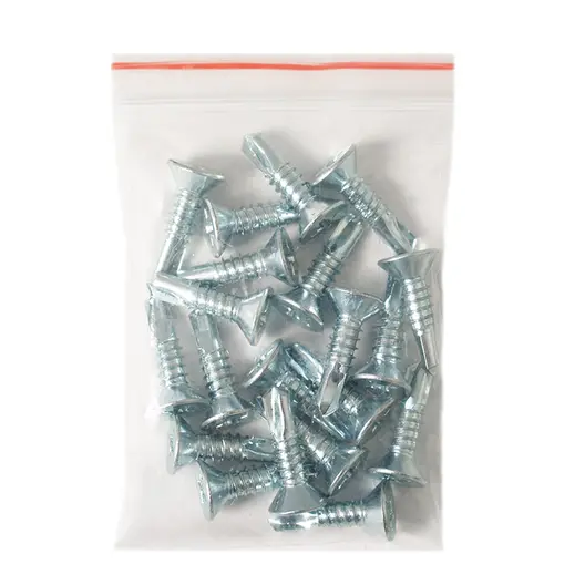 Винт за метал Vipa с фрезенкова глава самопробивен поцинкован  6.3x25 мм, PH 3, 20 бр./опак., DIN 7504Р