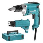 Електрически винтоверт Makita  570 W, 11 Nm, 6.35 мм, 1/4", шестостен, FS6300JX2