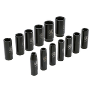 Вложки комплект BGS ударни  13 бр., 10-32 мм x 1/2, 78 мм - product - 016 BGS 675