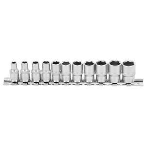 Вложки комплект BGS милиметрови 1/4" - 1/2", 11 бр., 1/4"