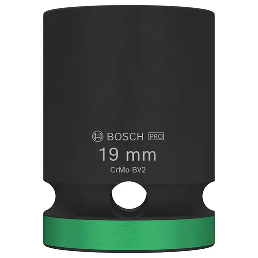 Вложка милиметрова Bosch 6-стен ударна  19 мм х 1/2", PRO Impact