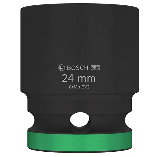 Вложка милиметрова Bosch 6-стен ударна  24 мм х 1/2", PRO Impact
