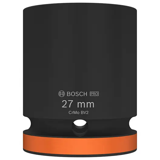 Вложка милиметрова Bosch 6-стен ударна  27 мм х 3/4", PRO Impact