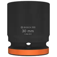 Вложка милиметрова Bosch 6-стен ударна  30 мм х 3/4", PRO Impact