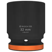Вложка милиметрова Bosch 6-стен ударна  32 мм х 3/4", PRO Impact