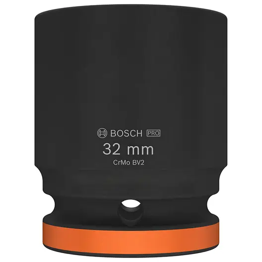 Вложка милиметрова Bosch 6-стен ударна  32 мм х 3/4", PRO Impact