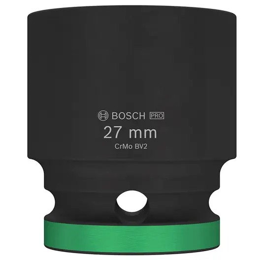 Вложка милиметрова Bosch 6-стен ударна  27 мм х 1/2", PRO Impact