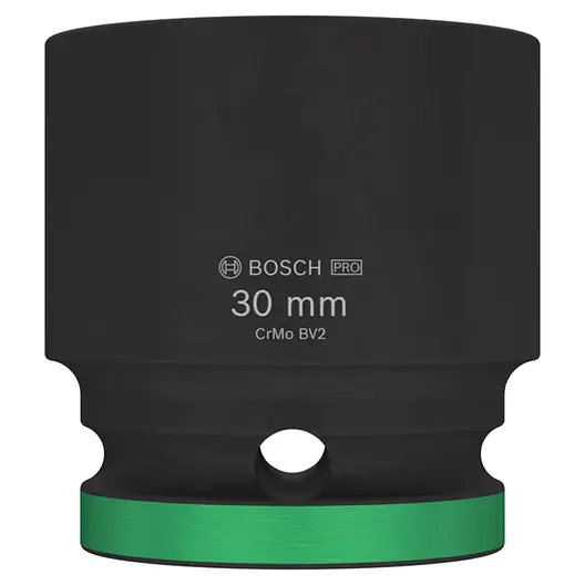 Вложка милиметрова Bosch 6-стен ударна  30 мм х 1/2", PRO Impact