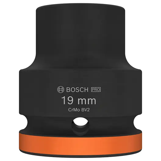 Вложка милиметрова Bosch 6-стен ударна  19 мм х 3/4", PRO Impact
