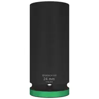 Вложка милиметрова Bosch 6-стен ударна удължена  24 мм х 1/2", PRO Impact