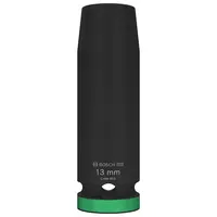 Вложка милиметрова Bosch 6-стен ударна удължена  13 мм х 1/2", PRO Impact