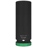 Вложка милиметрова Bosch 6-стен ударна удължена  19 мм х 1/2", PRO Impact