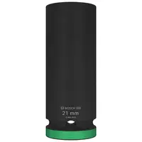 Вложка милиметрова Bosch 6-стен ударна удължена  21 мм х 1/2", PRO Impact