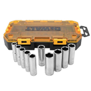 Вложки комплект DeWALT милиметрови  10 бр., 13-24 мм x 1/2, DWMT73815 - product - 016 DWH 680