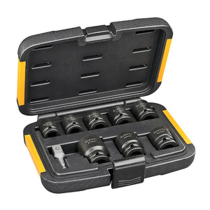 Вложки DeWALT комплект усилени 10-27 мм х 1/2" - 1/4", DT7507