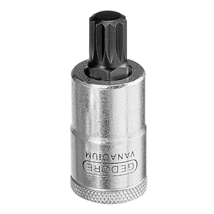 Вложка Gedore с накрайник външен 12-стен М10 х 1/2", 55 мм, INX 19 10