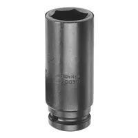 Вложка милиметрова Gedore 6-стен ударна удължена  17 мм х 1/2", K 19 L 17
