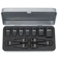 Вложки комплект Heyco милиметрови  13 бр., Е10-24 х 1/2", Т30-70 х 1/2", 6300-50