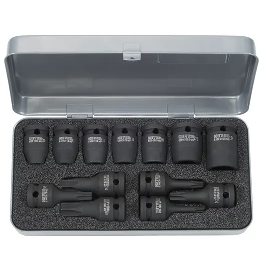 Вложки комплект Heyco милиметрови  13 бр., Е10-24 х 1/2", Т30-70 х 1/2", 6300-50
