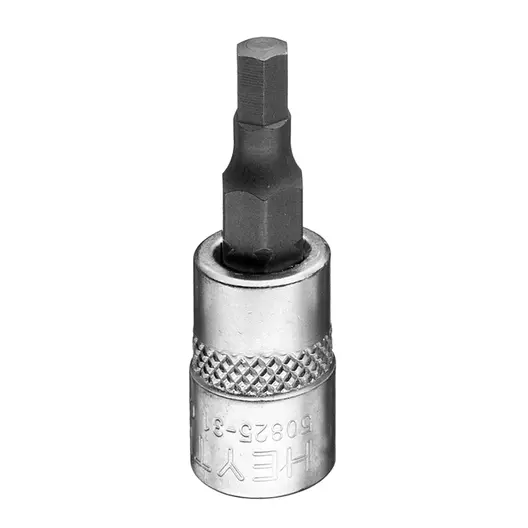Вложка с накрайник Heytec външен 6-стен  5 мм х 1/4", 50825-31