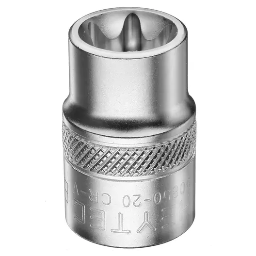 Вложка E-Torx Heytec с квадрат  Е4 х 1/4"
