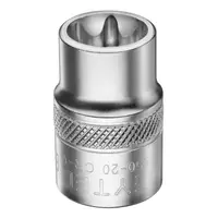 Вложка E-Torx Heytec с квадрат  Е12 х 1/2"