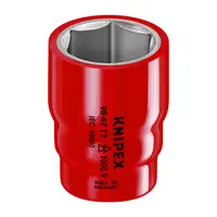 Вложка милиметрова Knipex 6-стен 1000V VDE  17 мм х 1/2", 98 47 17