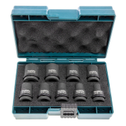 Вложки комплект Makita ударни  9 бр., 8-21 мм х 1/2, 38 мм, B-66232 - product - 016 MKT 692