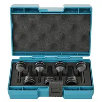 Вложки комплект Makita ударни Torx  7 бр., T30-T70, 1/2", 78 мм, E-23628