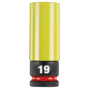 Вложка милиметрова Milwaukee 6-стен ударна удължена  19 мм х 1/2, Shockwave Impact Duty - product - 016 MLA 699