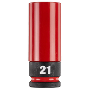 Вложка милиметрова Milwaukee 6-стен ударна удължена  21 мм х 1/2, Shockwave Impact Duty - product - 016 MLA 700