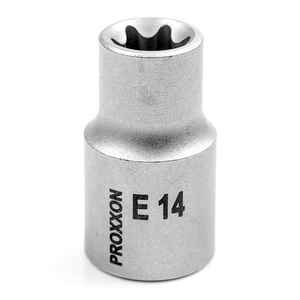 Вложка E-Torx Proxxon с квадрат  Е14 х 1/2", 38 мм