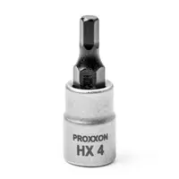 Вложка с накрайник Proxxon външен 6-стен  4 мм х 1/4"