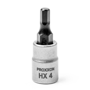 Вложка с накрайник Proxxon външен 6-стен  4 мм х 1/4", 33 мм