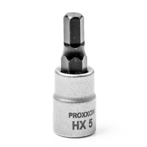 Вложка с накрайник Proxxon външен 6-стен  5 мм х 1/4", 33 мм