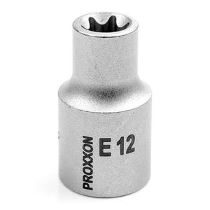Вложка E-Torx Proxxon с квадрат  Е12 х 1/2", 38 мм