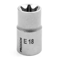 Вложка E-Torx Proxxon с квадрат  Е18 х 1/2"