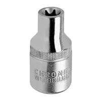 Вложка E-Torx Expert с квадрат  Е16 х 1/4", 25 мм