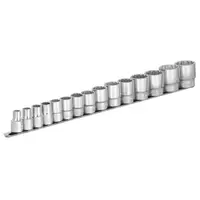 Вложки комплект Unior милиметрови  15 бр., 1 1/4" - 3/8" х 1/2", 190H12P15IN