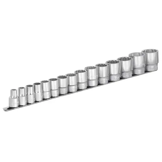 Вложки комплект Unior милиметрови  15 бр., 1 1/4" - 3/8" х 1/2", 190H12P15IN