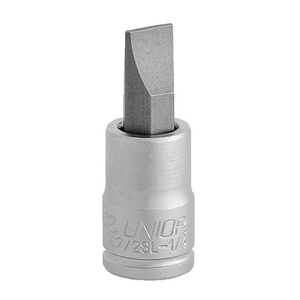 Вложка с накрайник Unior прав шлиц SB7 х 1/4", 32 мм, 187/2L