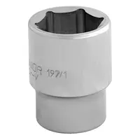 Вложка милиметрова Unior 6-стен  38 мм x 3/4", 197/1