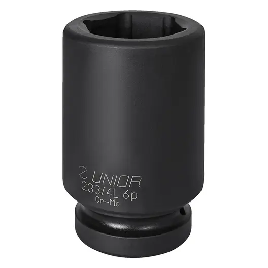 Вложка милиметрова Unior 6-стен ударна удължена  46 мм x 1", 233/4L6p