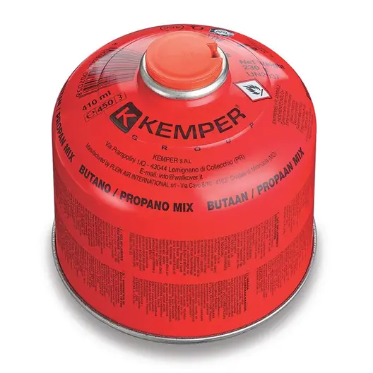 Флакон Kemper с пропан-бутан с клапан  7/16", 230 г, 410 мл, 1121F