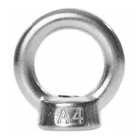 Ринг гайка Inox Mare неръждаема  A2, M6, 1 мм, 70 кг, 28 мм, 7.0, DIN 582