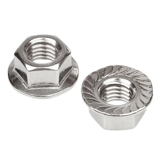 Гайка фланшова Inox Mare неръждаема  A2, M8, 1.25 мм, 8 мм, 7.0, 200 бр./опак., DIN 6923