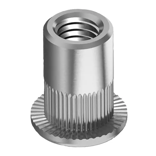 Нит гайка Inox Mare с периферия  A2, M4, 0.7 мм, 10 мм, 250 бр./опак., 9315