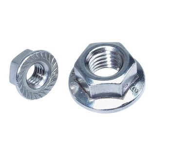 Гайка K&J Fastener фланшова поцинкована M3x3 мм, 0.5 мм, DIN 6923