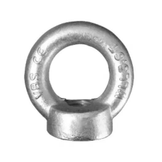 Ринг гайка QD Rigging China поцинкована  M20, 2.5 мм, 1200 кг, 4.8, DIN 582